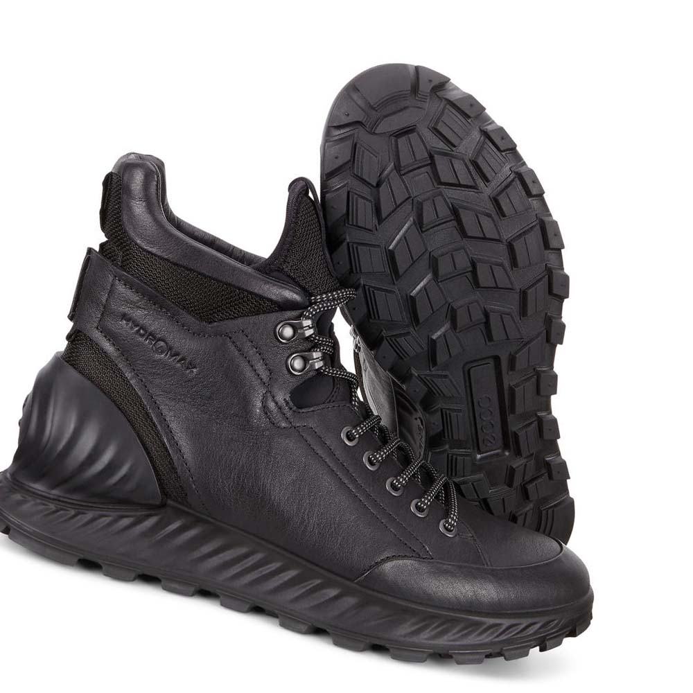 Ecco Exostrike Hydromax Hiking & Trail Herre Svarte | NO 567KOR